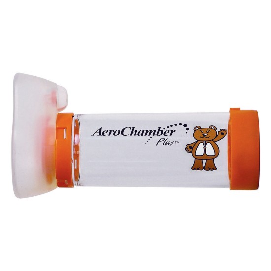 Aerochamber Plus Anti Static Valved Holding Chamber Inhalers For 0-18 Months Infant Mask