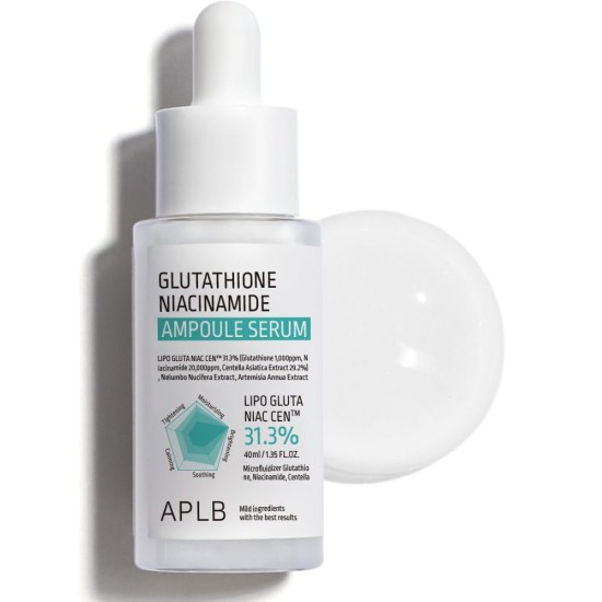 APLB Glutathione Niacinamide Ampoule Serum 40ml APLB Glutathione Niacinamide Ampoule Serum 40ml