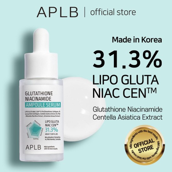 APLB Glutathione Niacinamide Ampoule Serum 40ml APLB Glutathione Niacinamide Ampoule Serum 40ml