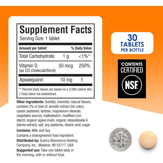 Prevagen Regular Strength Orange Chewables 30 Tablets Prevagen Regular Strength Orange Chewables 30 Tablets