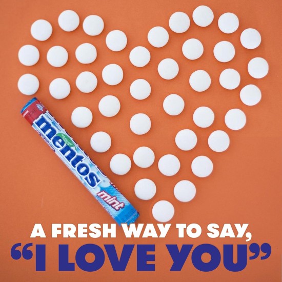 Mentos Roll Chewy Mint Flavoured Sweets 38g