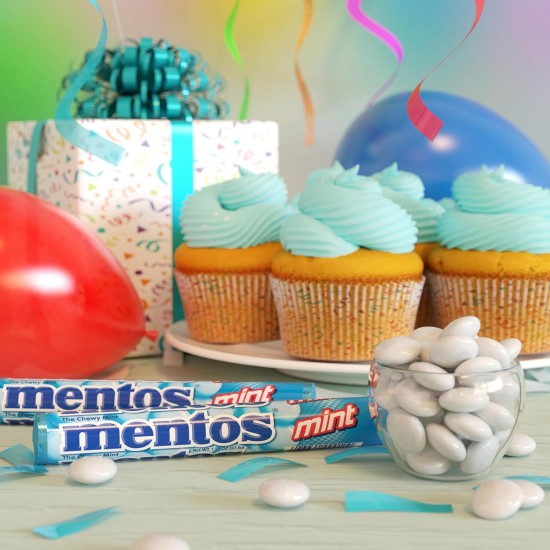 Mentos Roll Chewy Mint Flavoured Sweets 38g