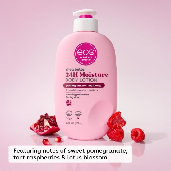 eos Shea Better Moisture Body Lotion - Pomegranate Raspberry