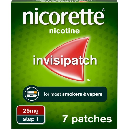 Nicorette InvisiPatch Step 1 25mg 7 Patches