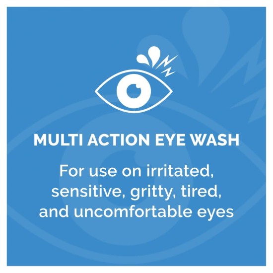 Optrex Multiaction Eye Wash with Eye Bath x 300ml