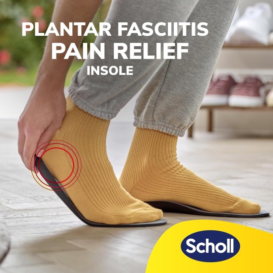 Scholl in-Balance Orthotics Plantar Fasciitis Insoles Small 4.5-6.5