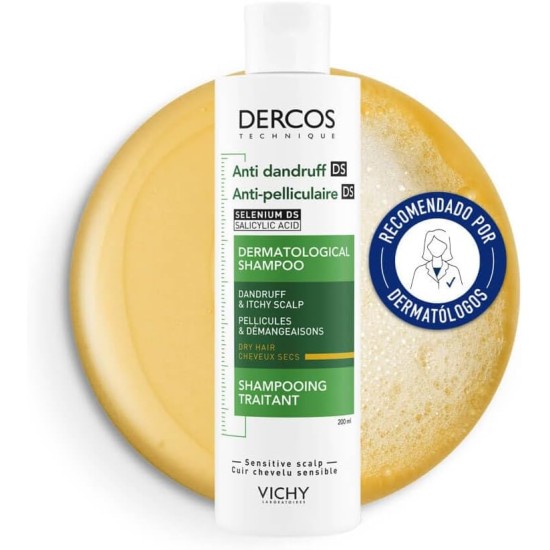 Vichy Dercos Anti Dandruff and Anti Itch Shampoo 200ml