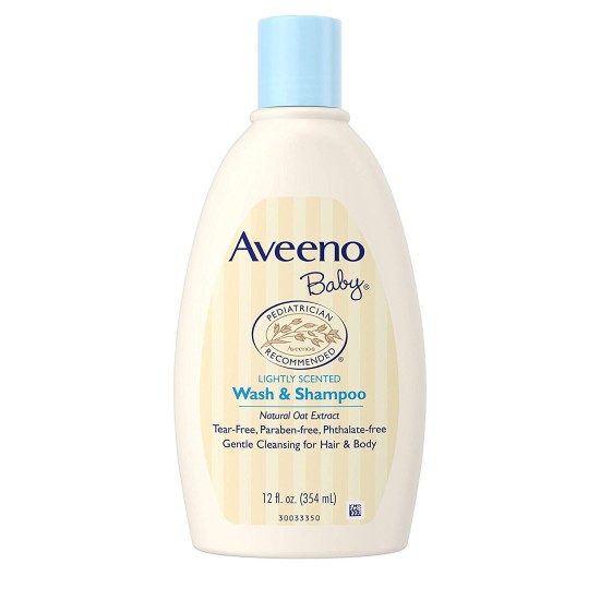 Aveeno Baby Wash And Shampoo 354ml