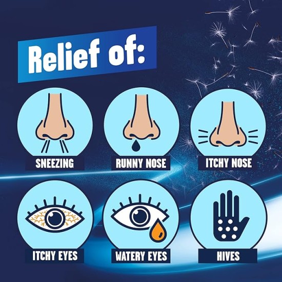 Benadryl Allergy Relief Acrivastine 12 Capsules