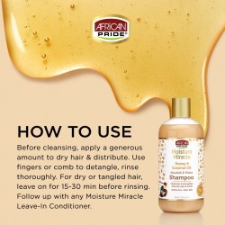 African Pride Moisture Miracle Honey, Chocolate & Coconut Oil Conditioner 12oz
