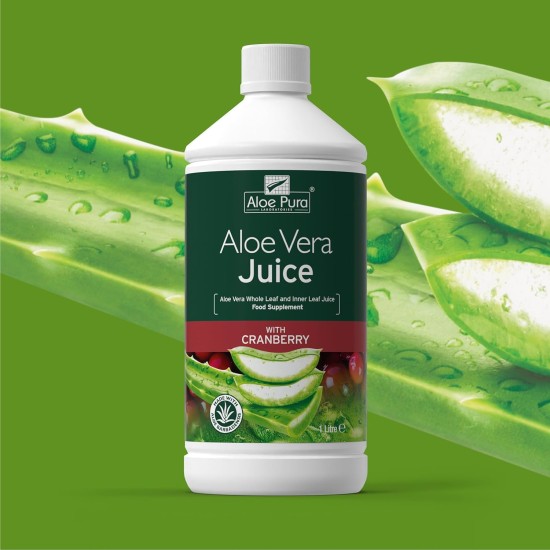 Optima Aloe Pura Aloe Vera Juice Cranberry Flavour 1 Litre Optima Aloe Pura Aloe Vera Juice Cranberry Flavour 1 Litre