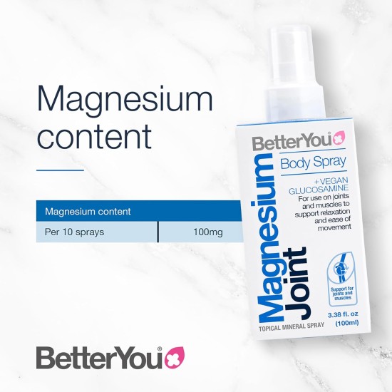 BetterYou Magnesium Joint Body Spray 100ml