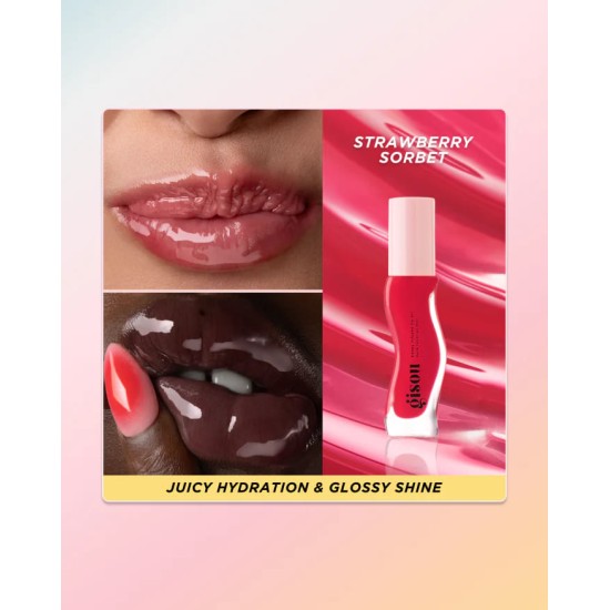 Gisou Lip Oil Strawberry Sorbet 