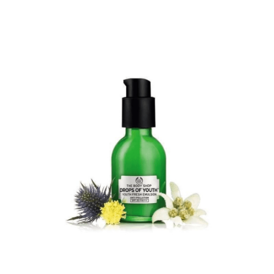 The Body Shop Drops Of Youth Fresh Emulsion Spf20 50mls