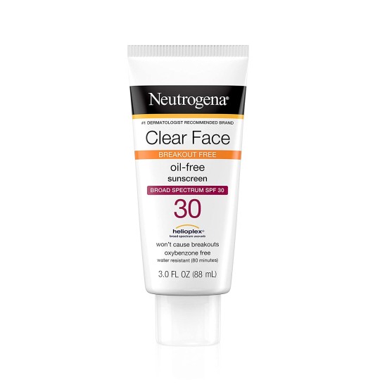 Neutrogena Clear Face Suncreen Lotion  Spf 30