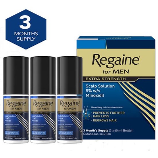Regaine For Men Extra Strength Triple Pack 3 Months