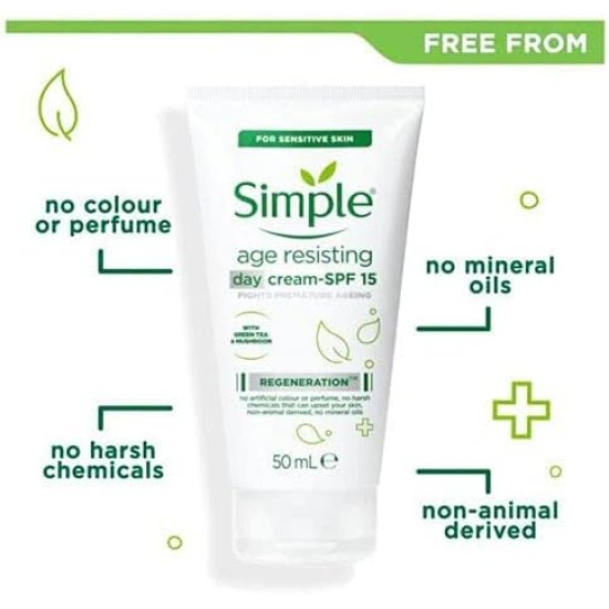 Simple Regeneration Age Resisting Day Cream Spf 15 50ml