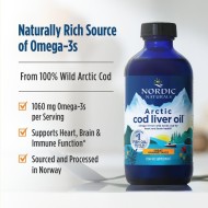 Nordic Naturals Arctic Cod Liver Oil Orange Flavour 273ml