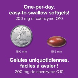 Webber Naturals Coenzyme Q10 (CoQ10) 200 mg 60 Softgels Webber Naturals Coenzyme Q10 (CoQ10) 200 mg 60 Softgels