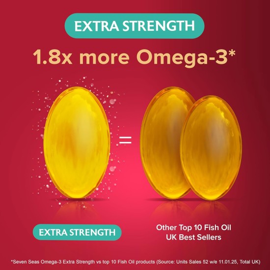 Seven Seas Omega-3 Fish Oil Extra Strength 30 Capsules
