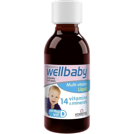 Vitabiotics Wellbaby Multi-vitamin Liquid 150ml