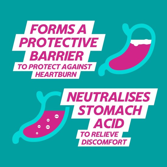 Gaviscon Dual Action Chewable Tabs 12 Pack