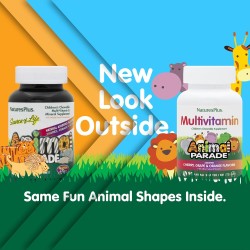 Natures Plus Animal Parade Kids Chewable Multivitamin 90 Tablets
