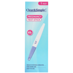 Clear & Simple Early Response Pregnancy Test Single Test