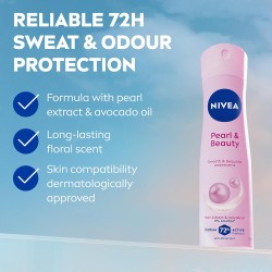 Nivea Nivea Pearl & Beauty Anti-perspirant women Spray 150ml