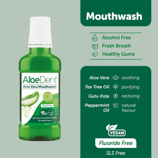 Aloedent Aloe Vera Mouthwash 250ml