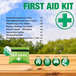 Masterplast Mp1063A Compact First Aid Kit 24 Pieces Masterplast Mp1063A Compact First Aid Kit 24 Pieces