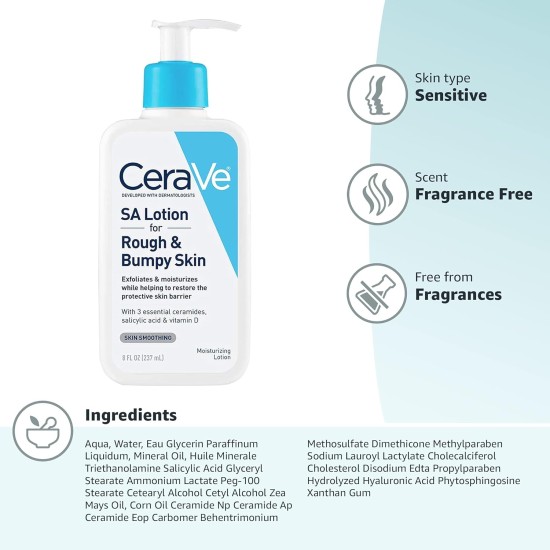 CeraVe SA Body Lotion For Rough And Bumpy Skin 8 oz CeraVe SA Body Lotion For Rough And Bumpy Skin 8 oz