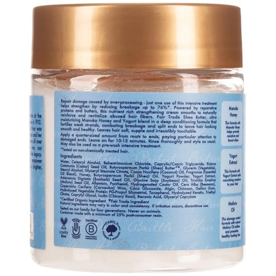 Shea Moisture Manuka Honey And Yogurt Hydrate + Repair Protein Power Treatment 227g