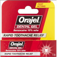 Orajel Dental Gel Rapid Toothache Relief 5.3g