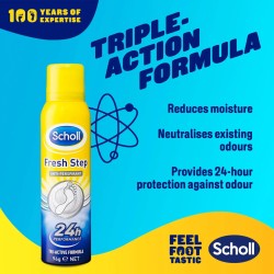 Scholl Fresh Step Anti-Perspirant Spray 96g Scholl Fresh Step Anti-Perspirant Spray 96g