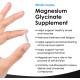 Magnesium Glycinate - 120 High Strength Capsules for Bones, Muscle Health
