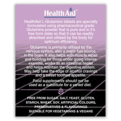 Health Aid L-Glutamine 500 mg 60 tabs