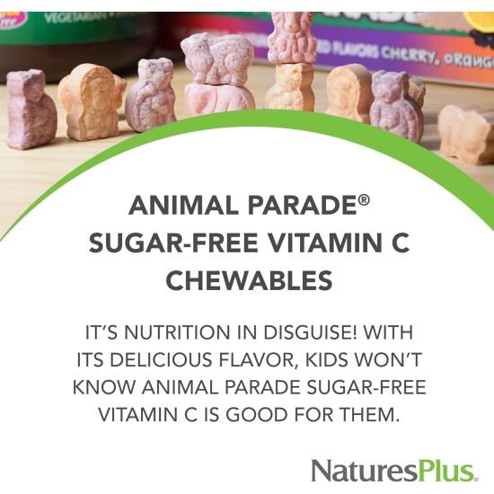 Natures Plus Animal Parade Vitamin C Orange, 250mg, 90 Chewable Tablets Natures Plus Animal Parade Vitamin C Orange, 250mg, 90 Chewable Tablets
