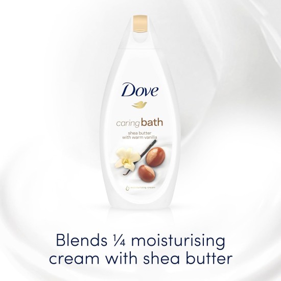 Dove Calming Caring Bath Shea Butter and Warm Vanilla 450ml