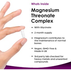 New Leaf Magnesium Threonate Complex 2550mg 180 Capsules New Leaf Magnesium Threonate Complex 2550mg 180 Capsules