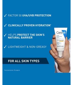 CeraVe AM Facial Moisturizing Lotion SPF50 52ml