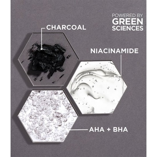 Garnier Aha + Bha Charcoal Serum 30ml Garnier Aha + Bha Charcoal Serum 30ml