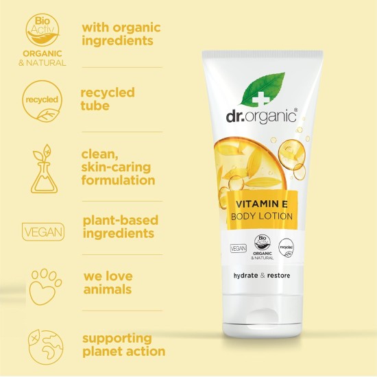 Dr Organic Vitamin E Skin Lotion 200ml