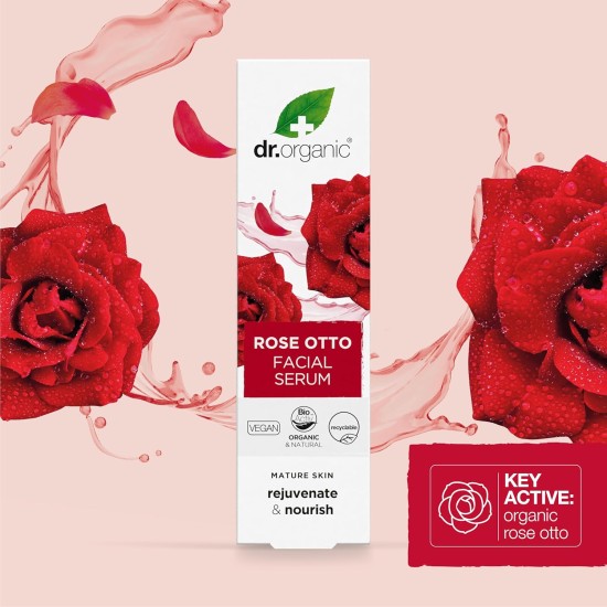 Dr Organic Rose Otto Facial Serum 30ml