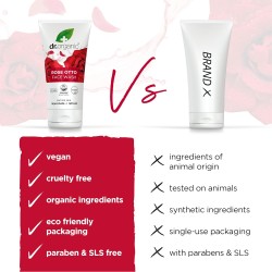 Dr Organic Rose Otto Creamy Face Wash 150ml