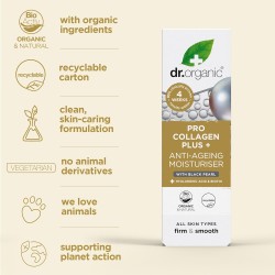 Dr Organic Pro Collagen Plus Anti Aging Moisturizer With Black Pearl 50ml