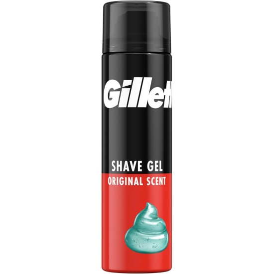 Gillette Classic Men's Shaving Gel Regular 200ml Gillette Classic Men's Shaving Gel Regular 200ml