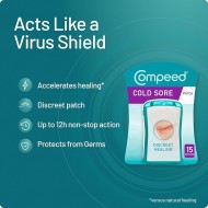 Compeed Cold Sore Treatment Patch 15 Patches