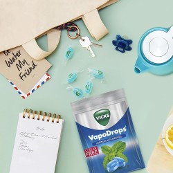 Vicks Vapodrops Menthol Sugar Free 72g Cough Drops
