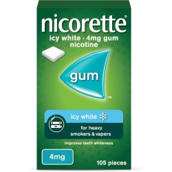 Nicorette Icy White Gum 4mg 